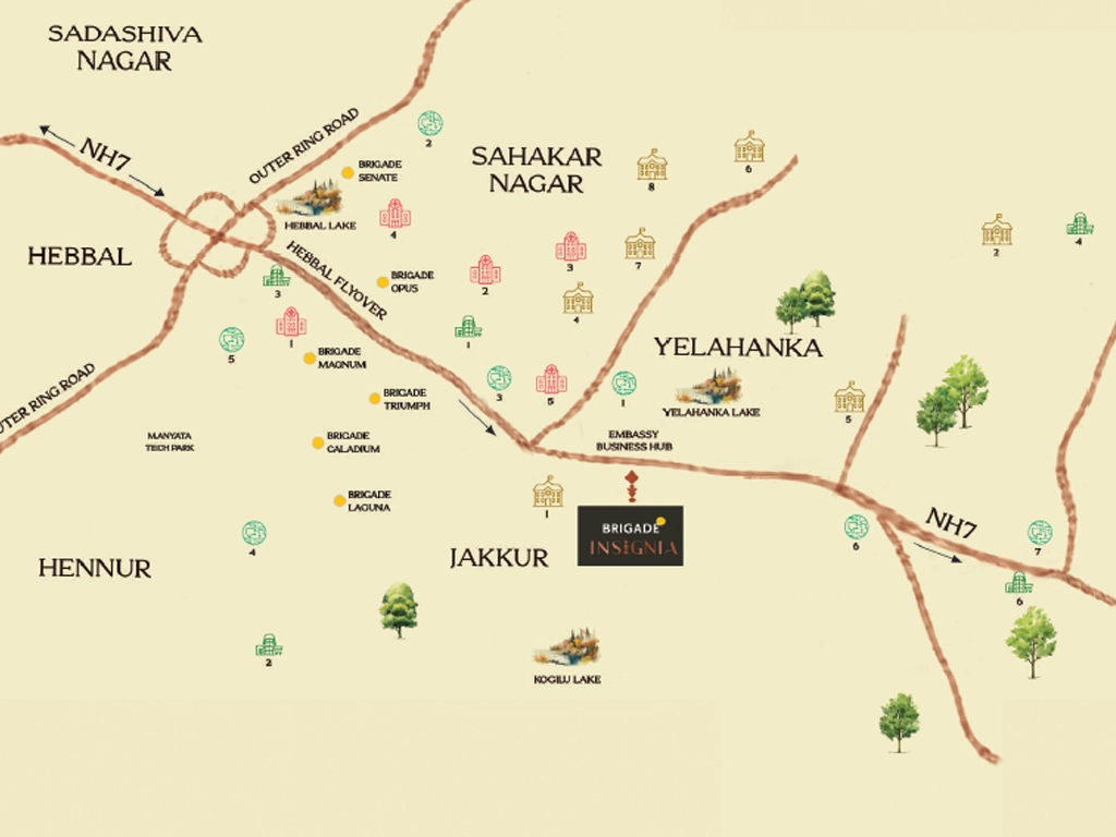 Brigade Location Map