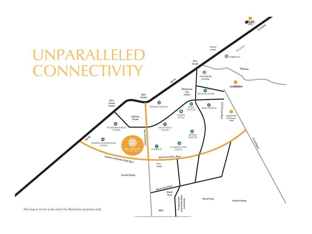 Central Park Belanova location map