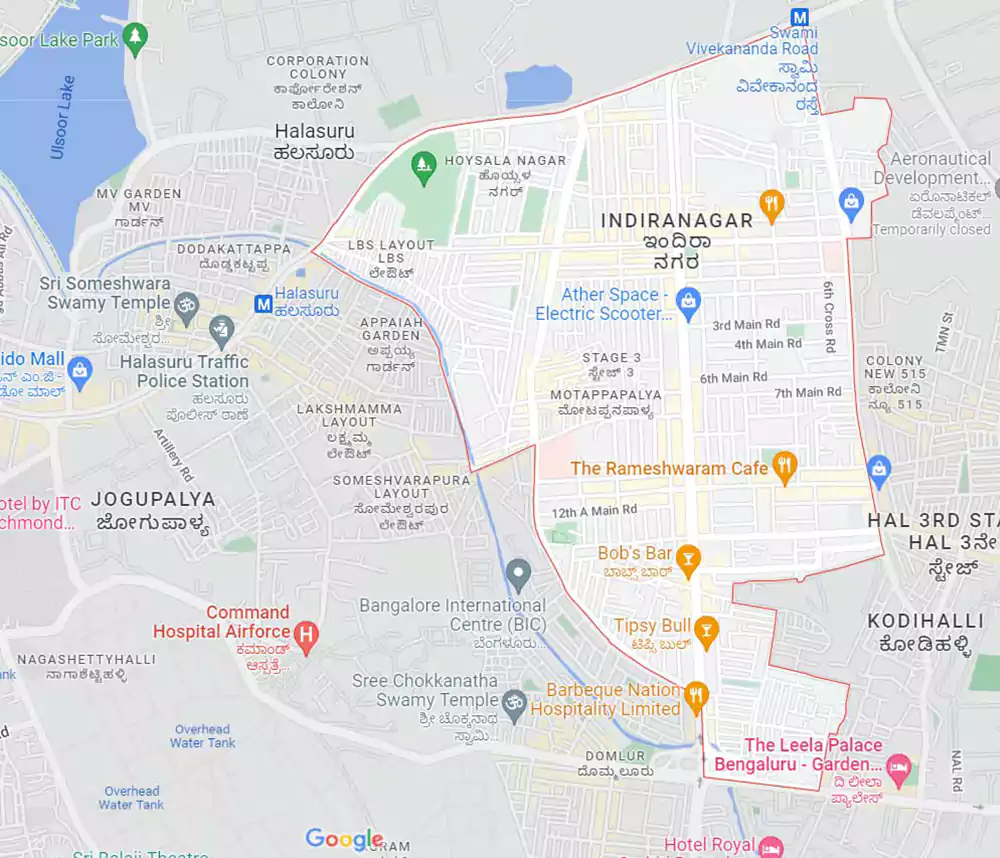 Century Regalia Location Map