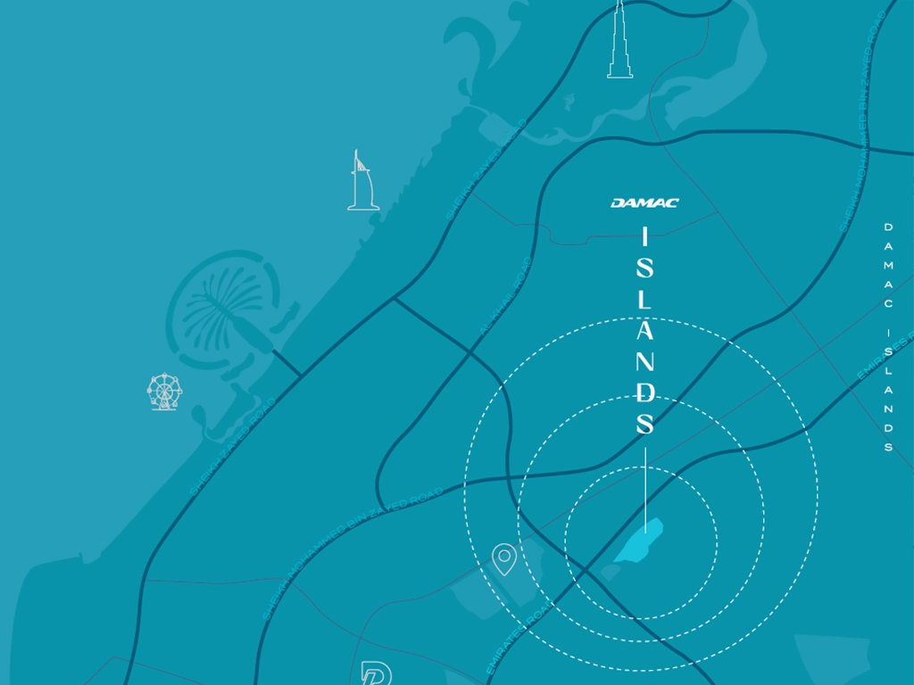 DAMAC Islands Size