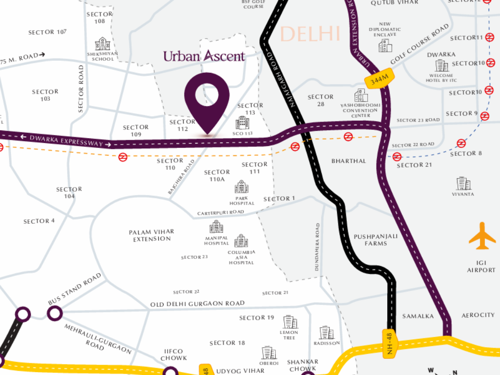 Emaar Urban Ascent Directions
