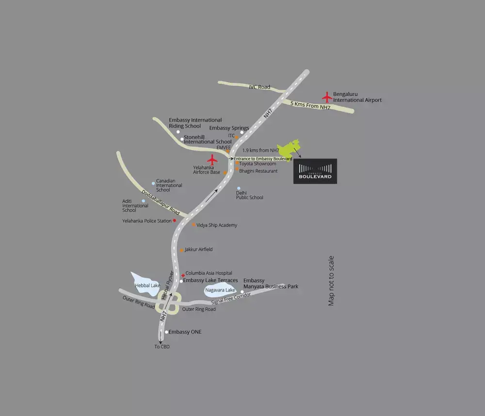 Embassy Boulevard Directions