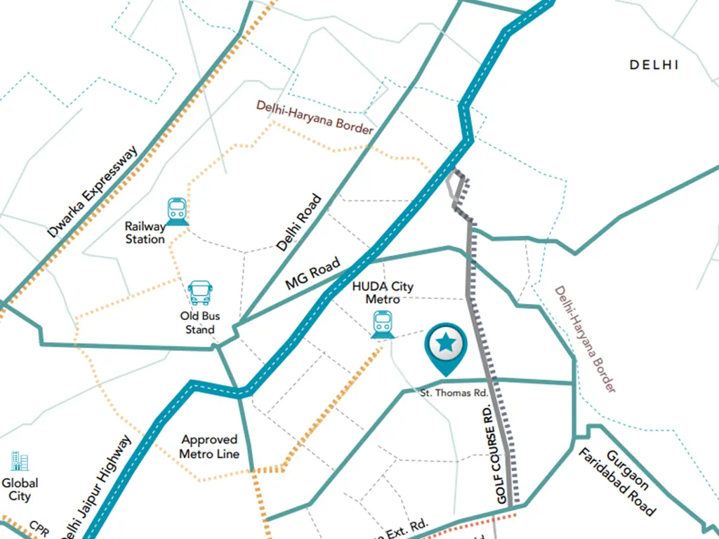 Godrej Echo Location Map