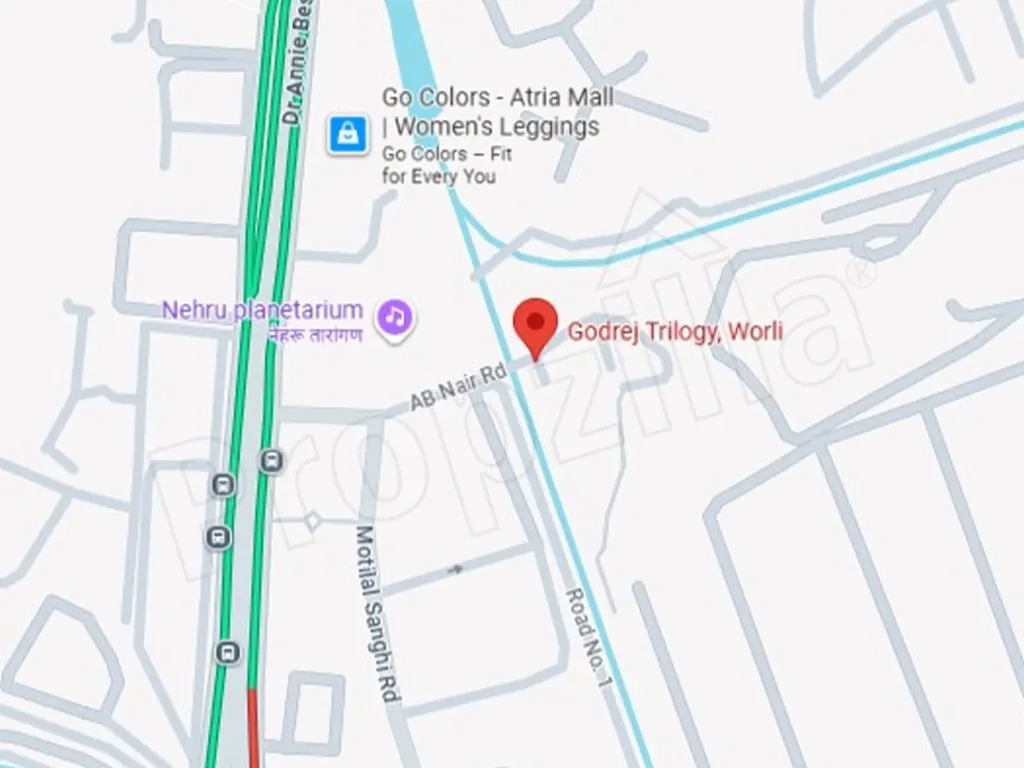 Godrej Trilogy Location Map
