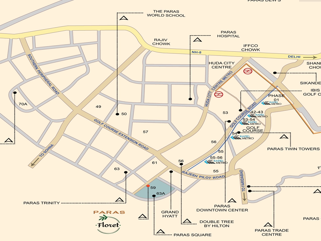 Paras Floret rent price