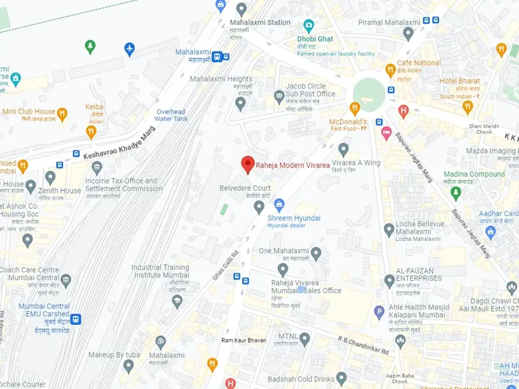 Raheja Modern Vivarea Directions