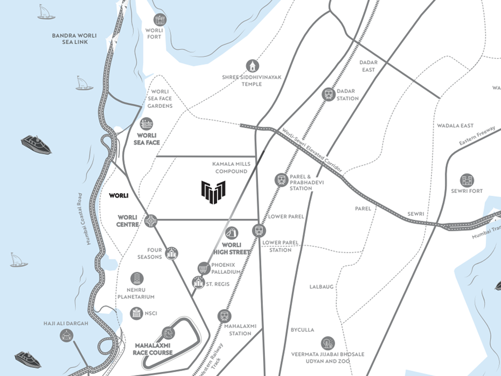 Raheja The Riviere Directions