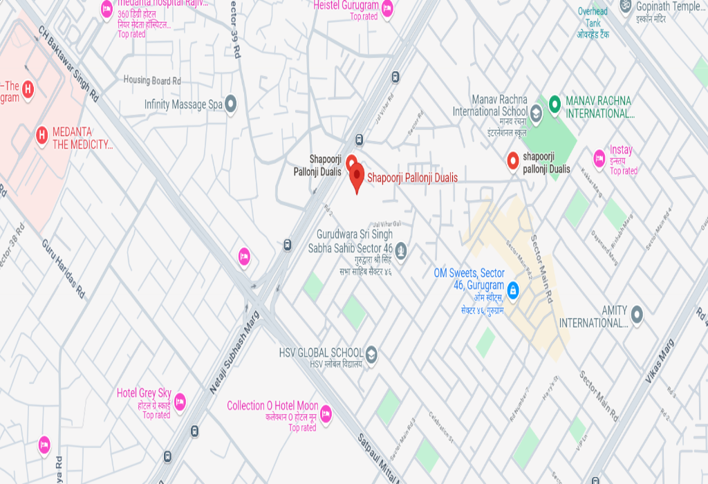 Shapoorji Pallonji Dualis location map