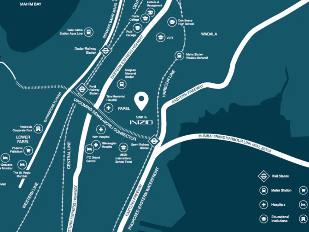 Sobha Inizio Location Map