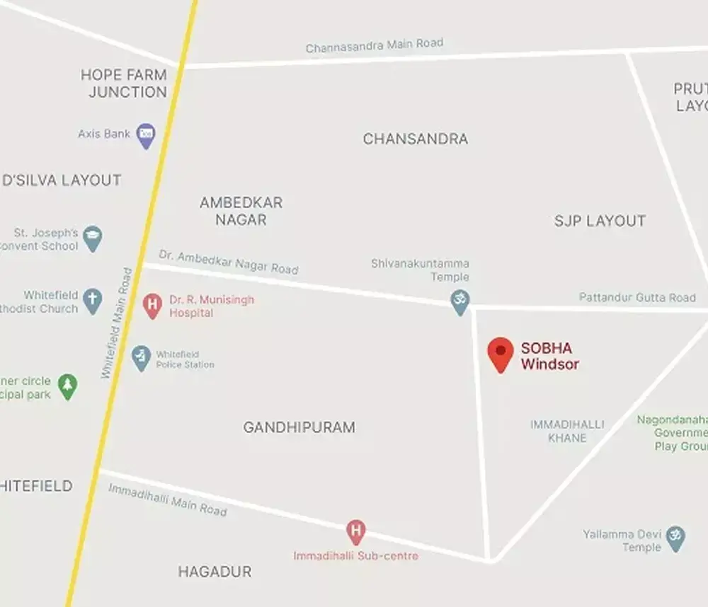 Sobha Windsor Directions