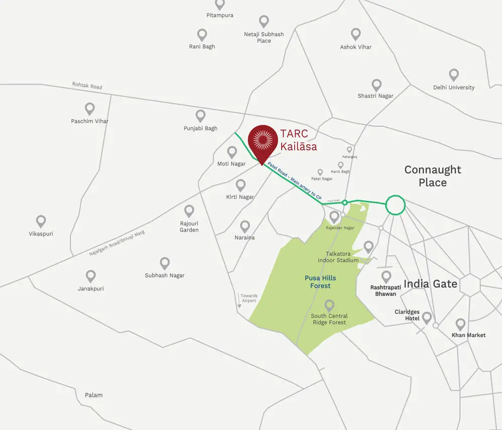 TARC Kailasa Directions