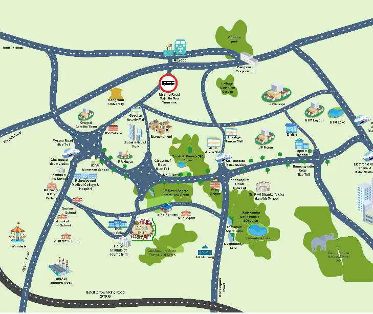 Urbanrise Paradise On Earth Location Map